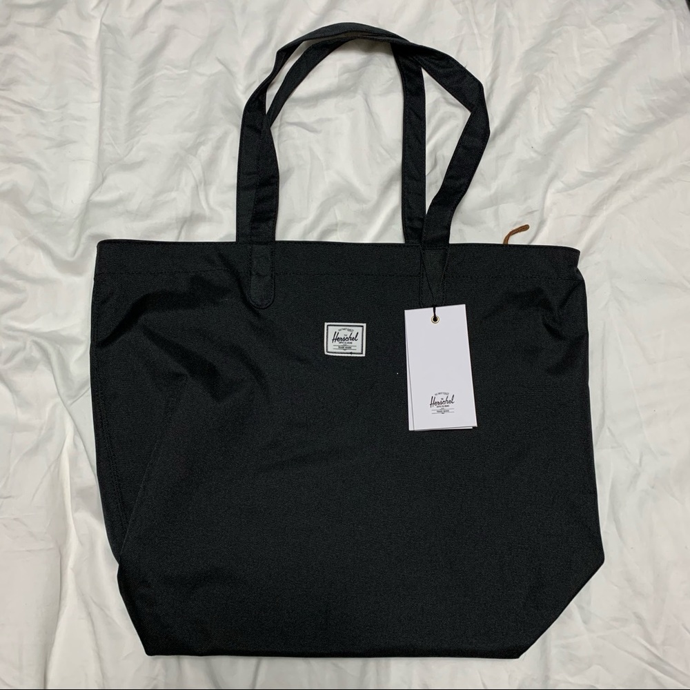Herschel Mica Large Tote Bag Black NWT